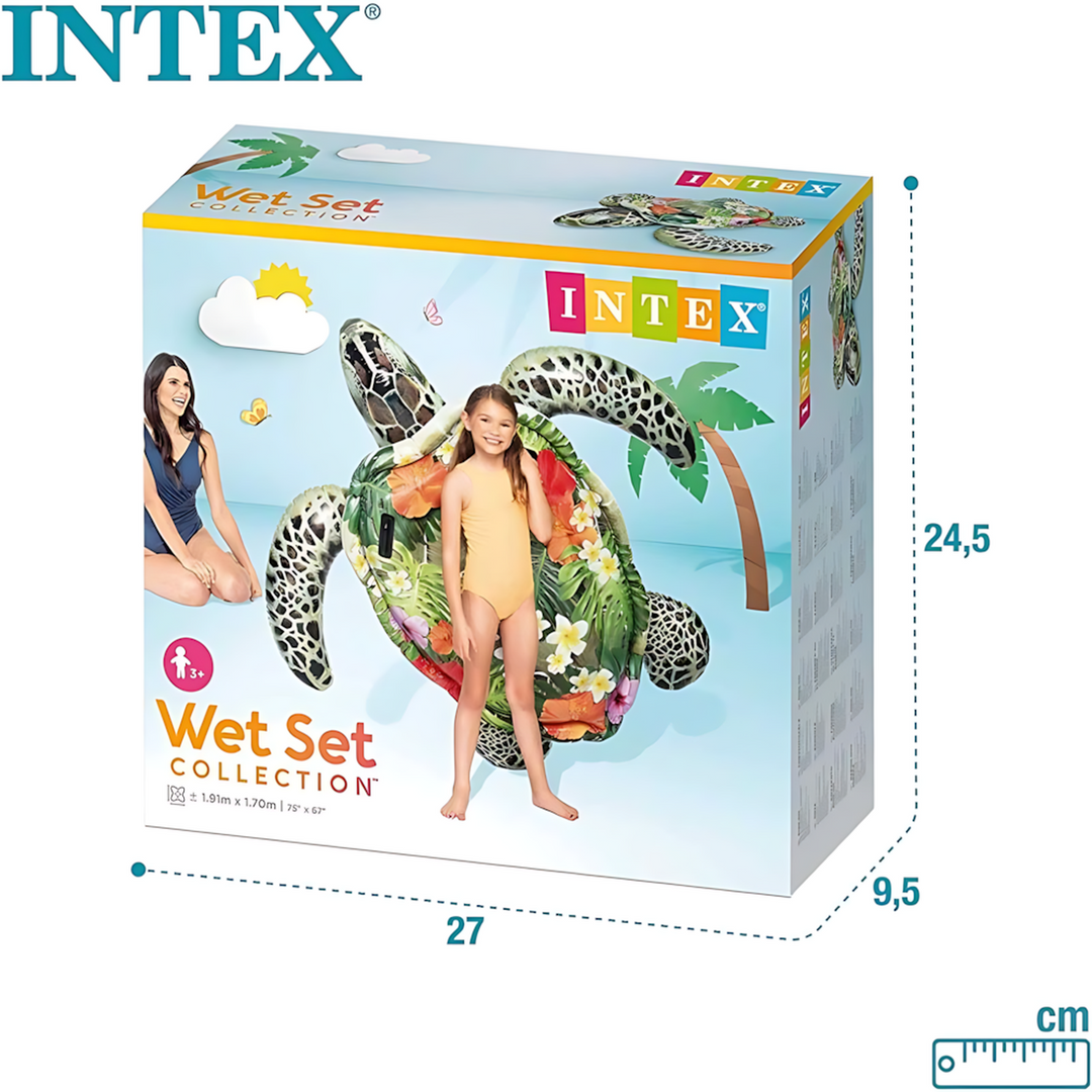 INTEX Realistic Sea Turtle Ride-on, Age 3+