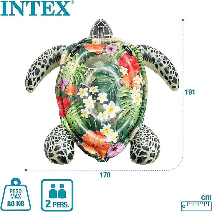 INTEX Realistic Sea Turtle Ride-on, Age 3+
