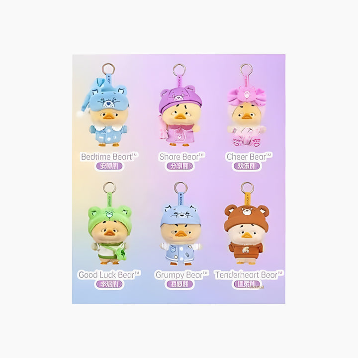 Jazeel Care Bears x Upsetduck Be Rainbow Duck Plush Keychain
