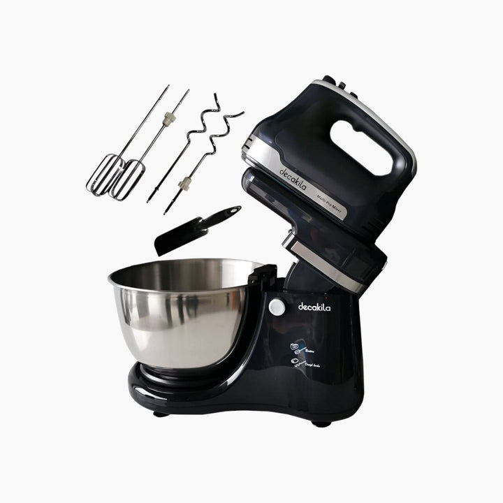 Decakila 300W hand mixer with 4.5L stainless steel bowl