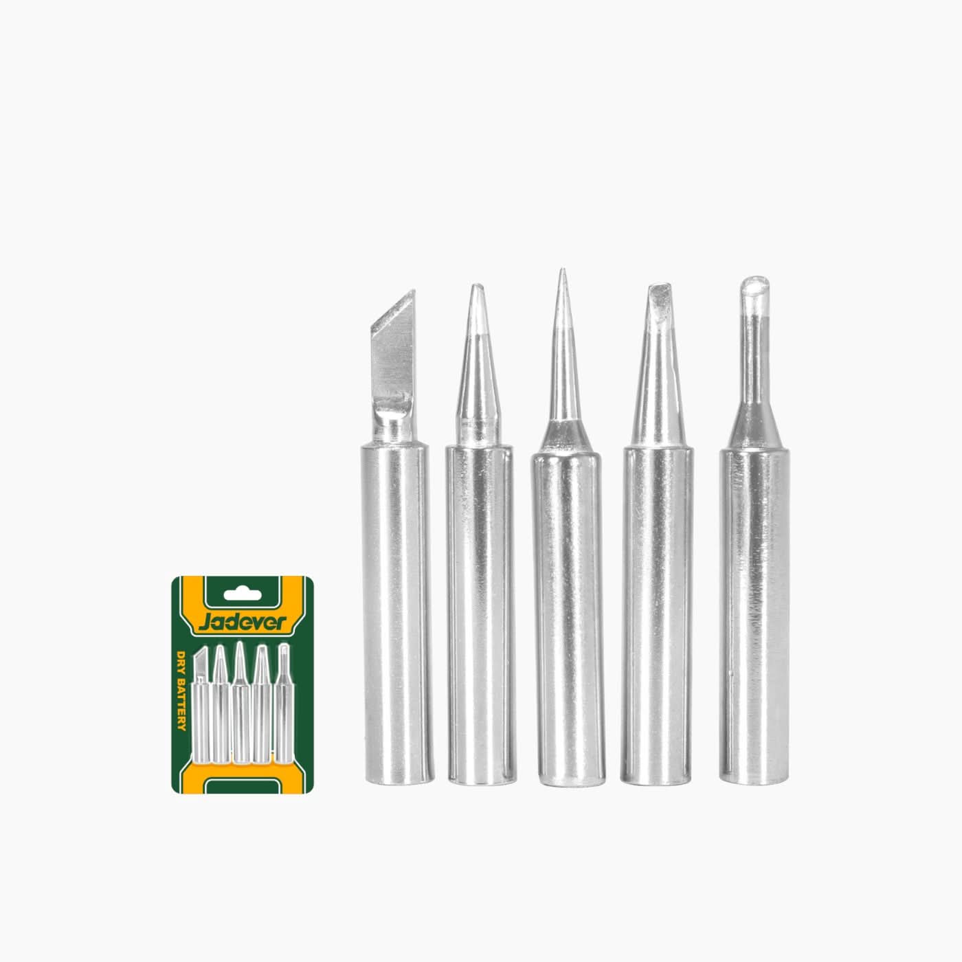 Jadever 5 Piece Soldering Iron Tip Set Jadever 5 Piece Soldering Iron Tip Set