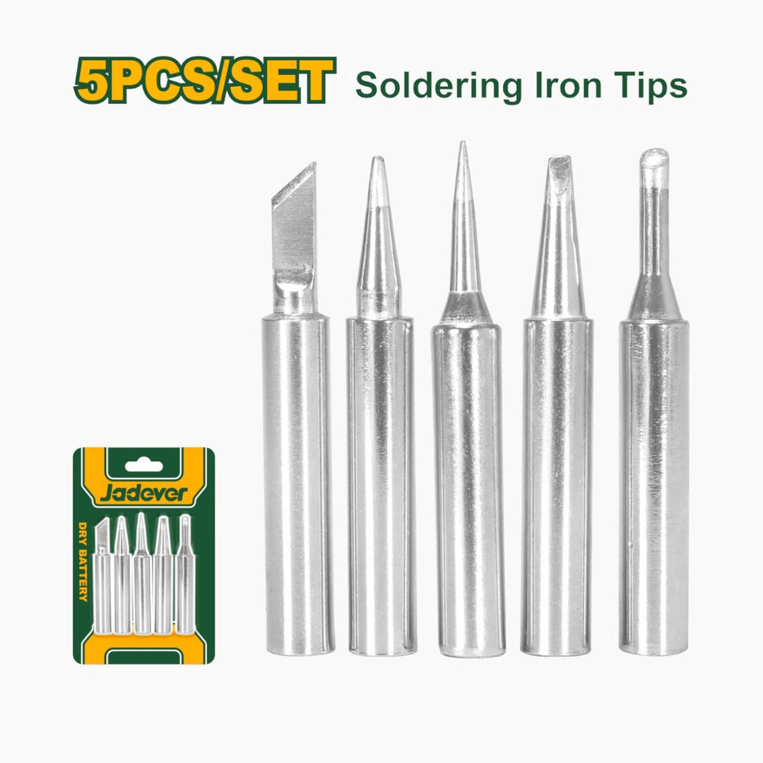 Jadever 5 Piece Soldering Iron Tip Set - HUNA