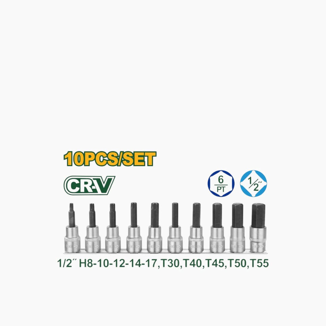 Jadever Hex &amp; Torx Socket Sets