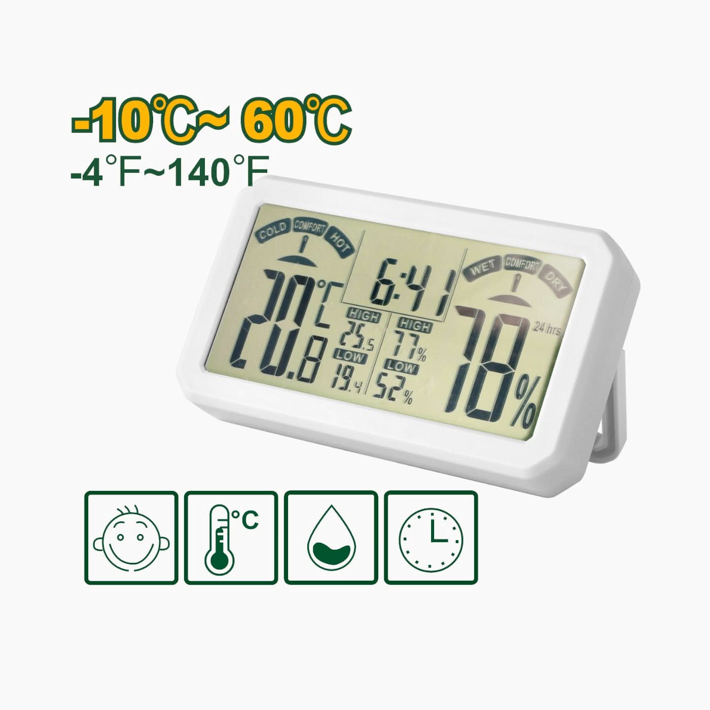 Jadever Digital Humidity & Temperature Meter Jadever Digital Humidity & Temperature Meter
