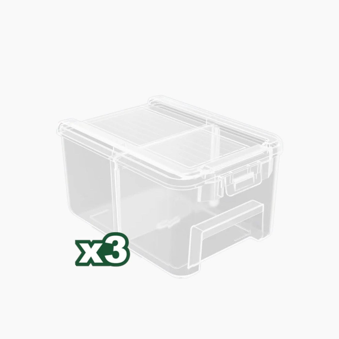 Jadever Transparent Plastic Storage Box