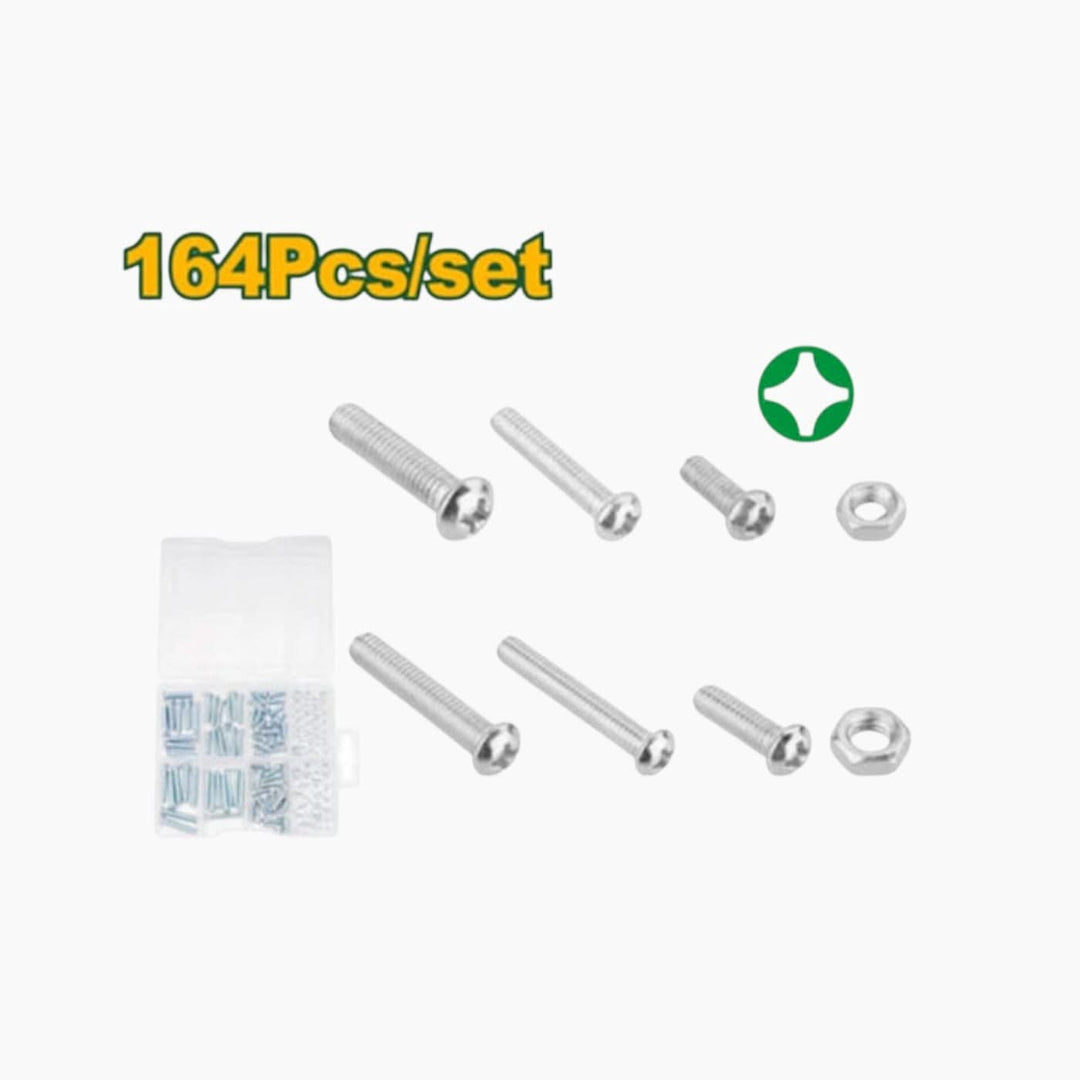 Jadever 164-Piece Fine Thread Screw Set