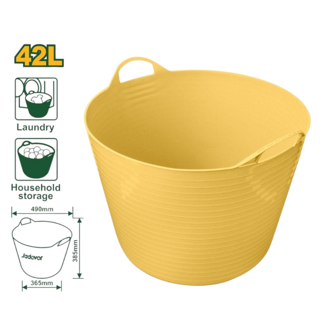 Jadever 42L Flexible Plastic Bucket