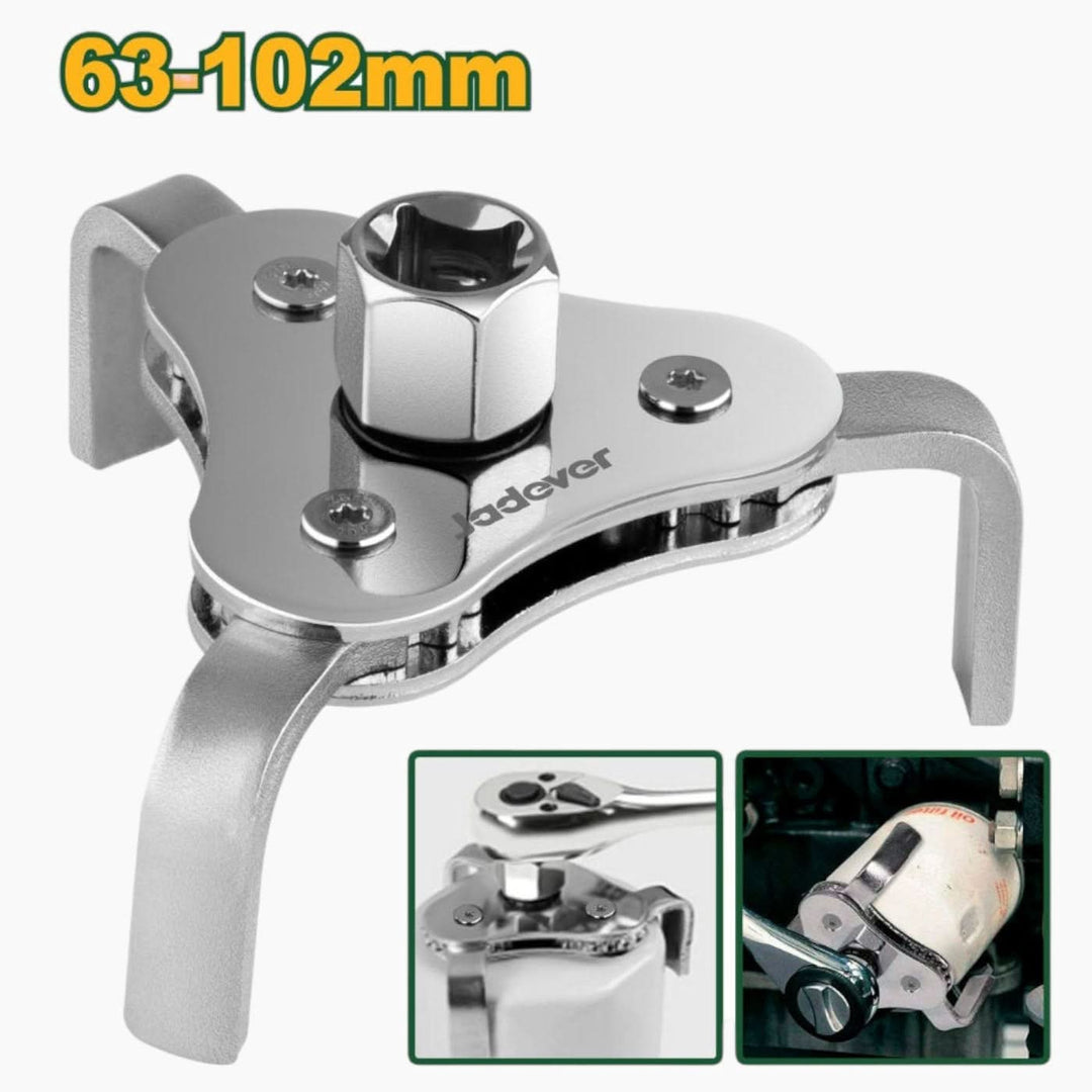 Jadever 3 Jaw Oil Filter Wrench