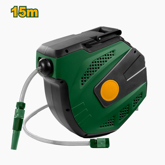 بكرة خرطوم مياه Jadever 15M قابلة للسحب تلقائيًا