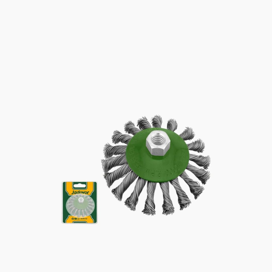 Jadever 5" Twisted Angle Grinder Brush - HUNA