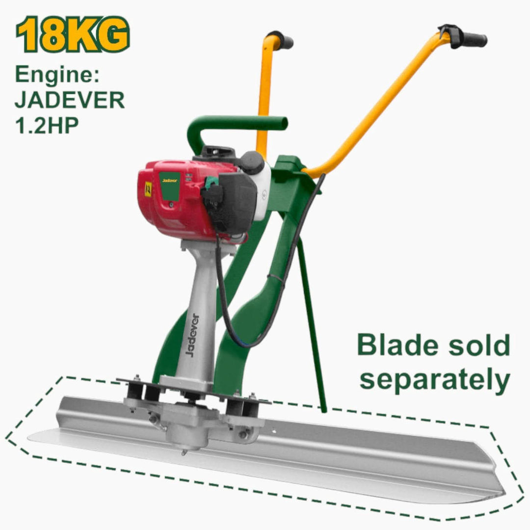 ماكينة تشطيب الخرسانة بالبنزين من Jadever بقوة 1.2 حصان