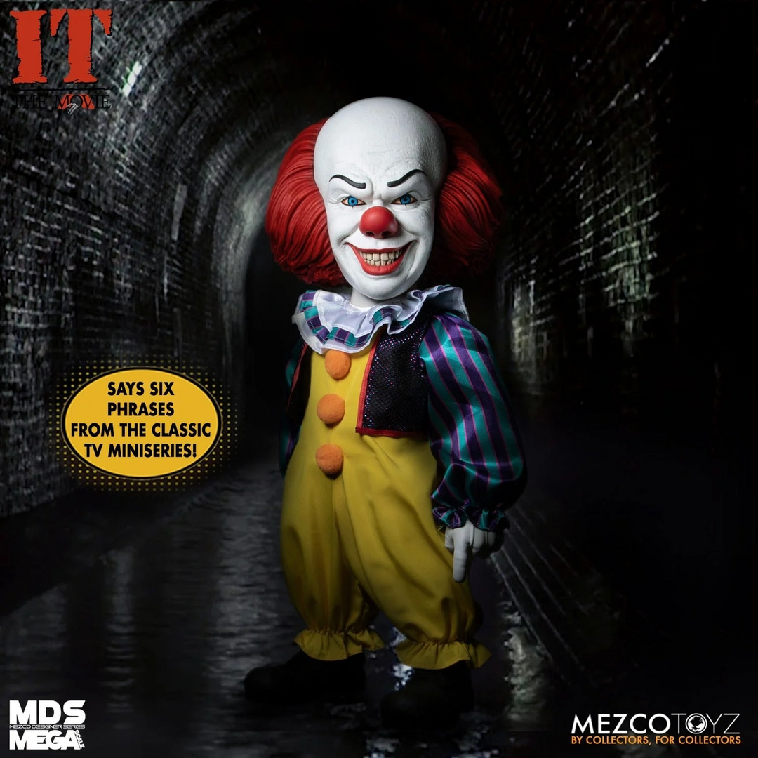 Mezco Toyz IT Pennywise Mega Scale Talking Figure