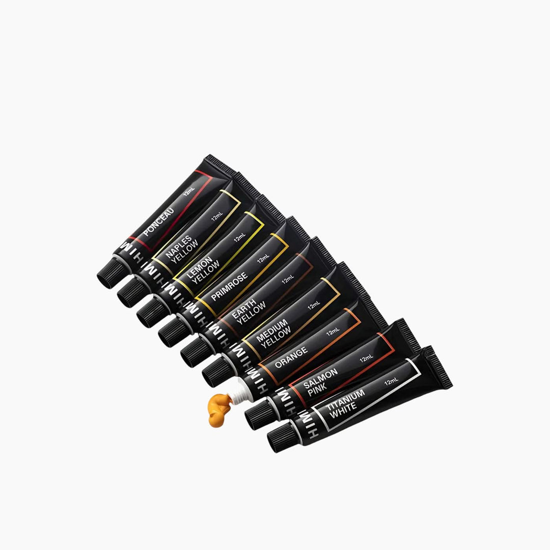 Miya Acrylic Paint Tube Set, 18 assorted shades
