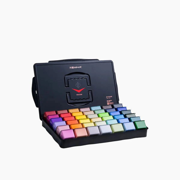 Black Knight Acrylic Paint Set 60 mL 42 Colors Jelly Cup Black Case
