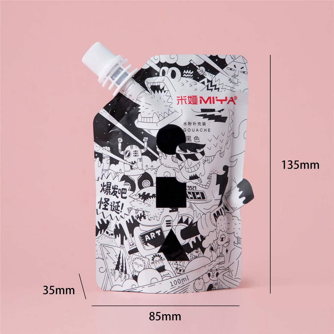 Miya Weird Acrylic Paint Refill Bag, 100ml