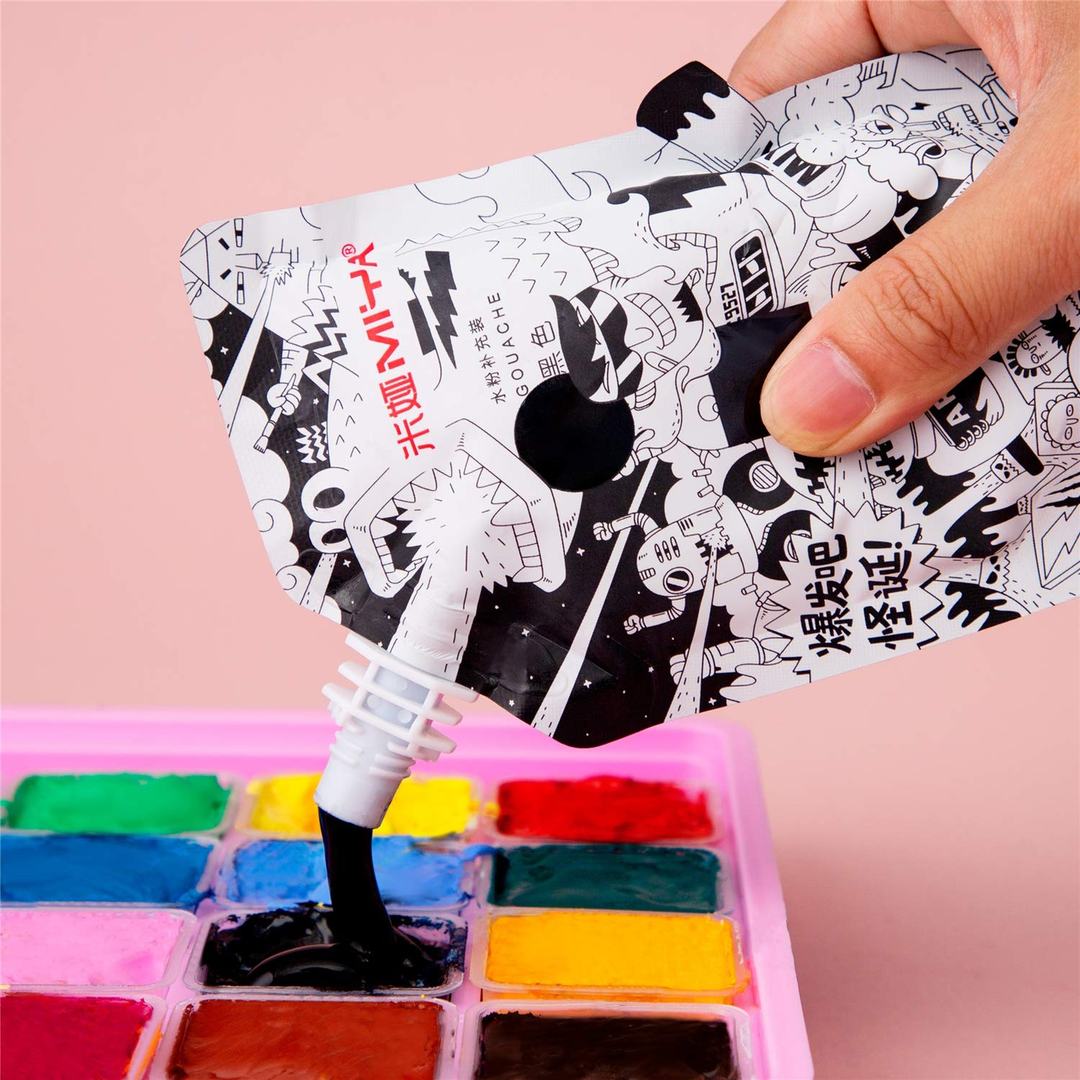 Black Knight acrylic paint refill bag, 80ml