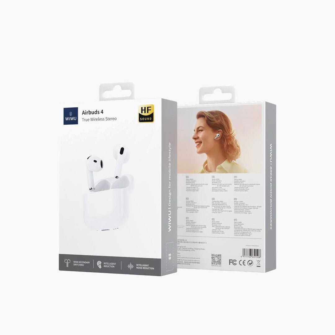 Wiwu Airbuds 4 wireless earbuds with Bluetooth V5.4