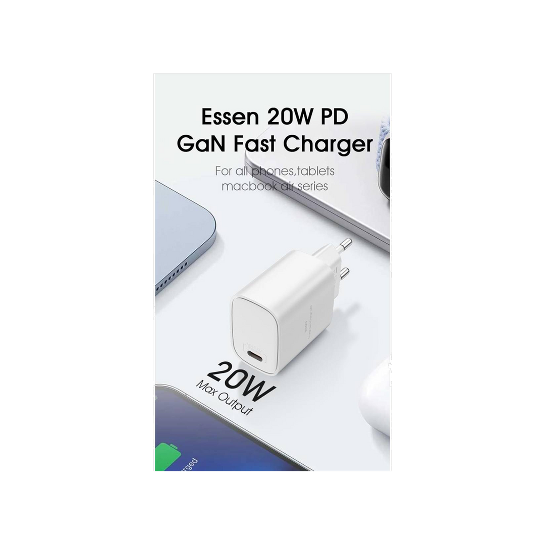 WiWU Essen 20W GaN Fast Charger Wi-G007 (EU)