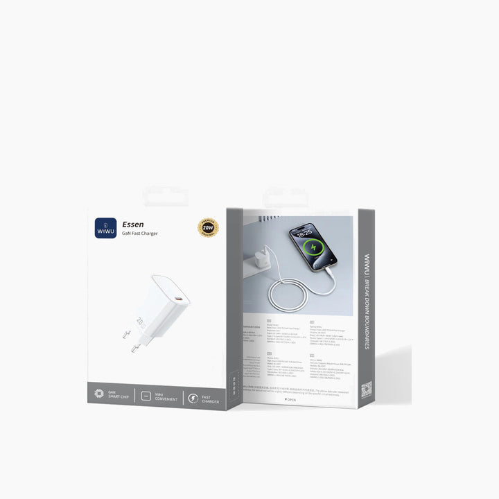 WiWU Essen 20W GaN Fast Charger Wi-G007 (EU)