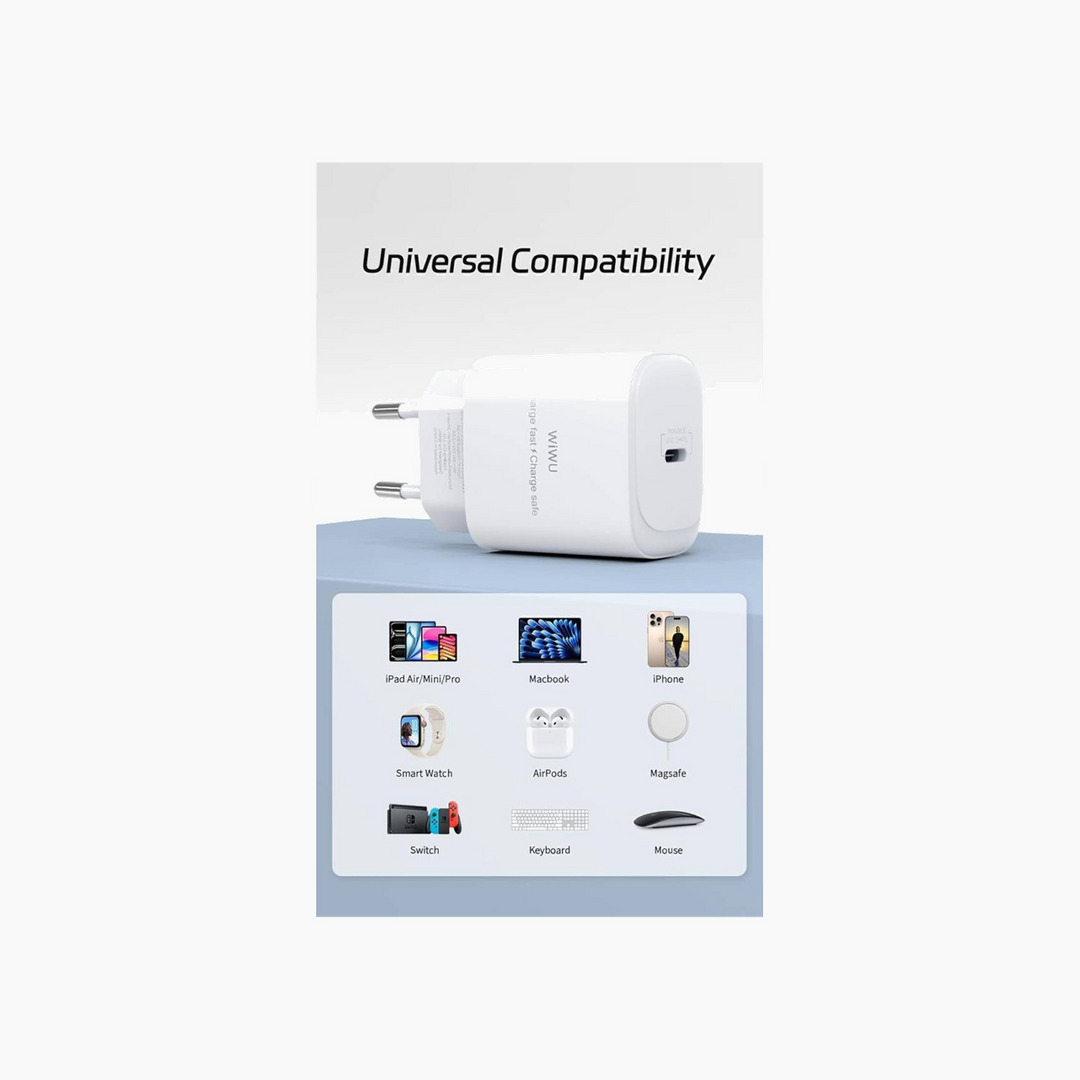 WiWU Essen 30W GaN Fast Charger Wi-G008 (EU)