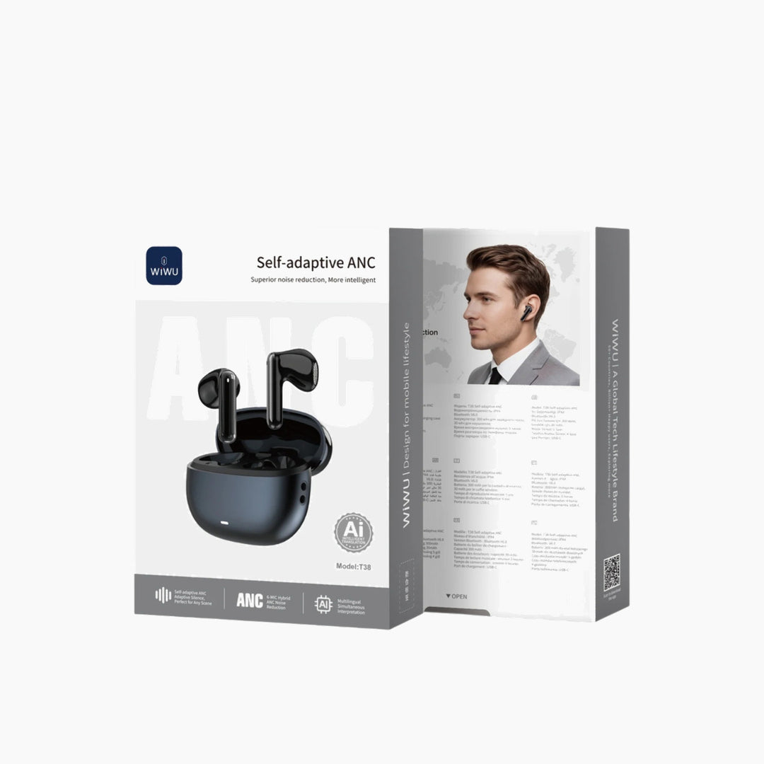 WiWU T38 Self-Adaptive ANC Earbuds