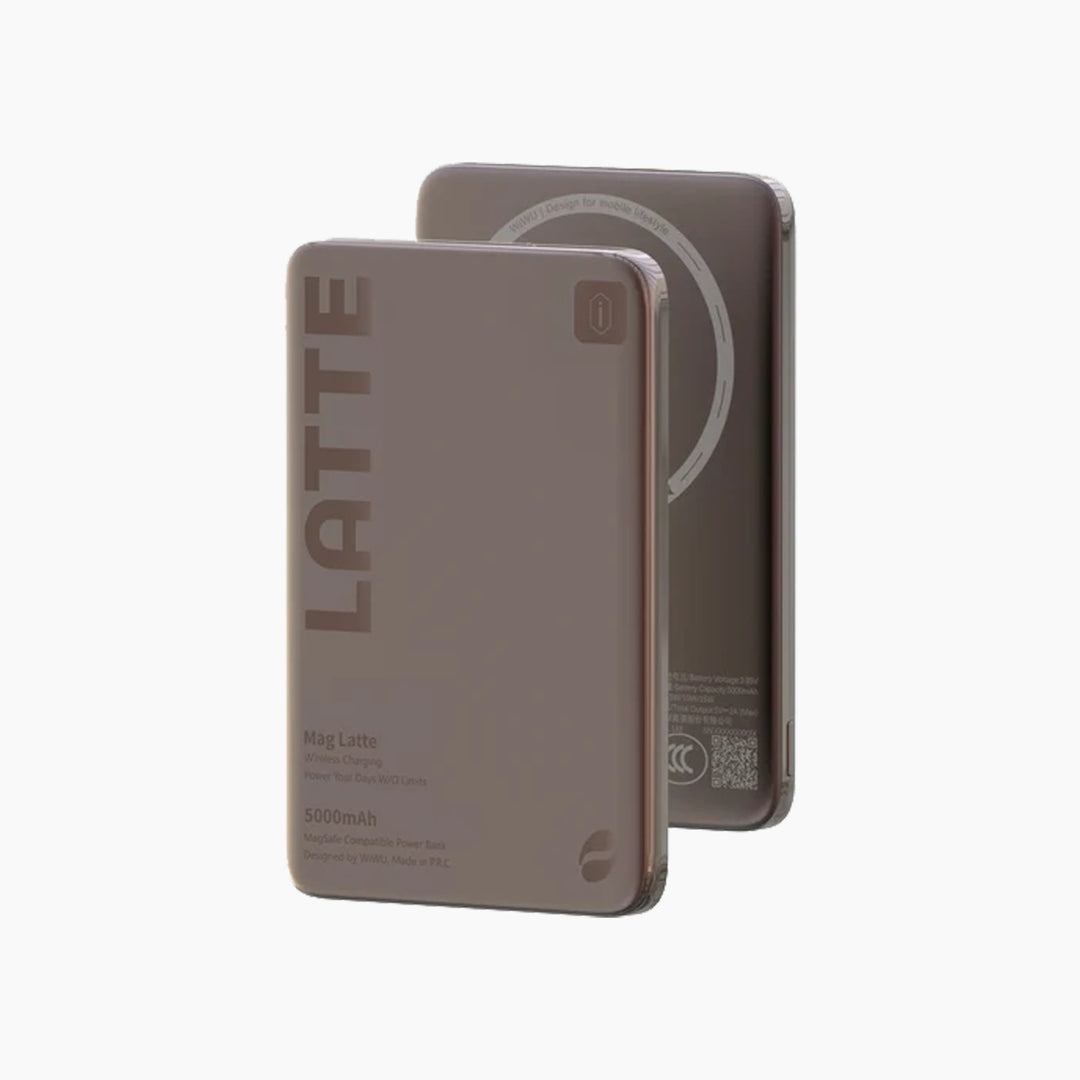 WiWU Mag Latte Ultra-Slim Magnetic Power Bank 5000mAh Wi-P085