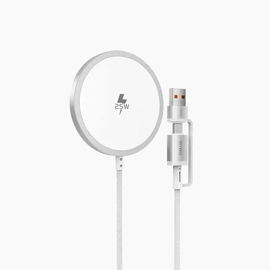 WiWU 25W Qi2.2 Tianlink Wireless Charger Wi-C103 (USB-A + USB-C)