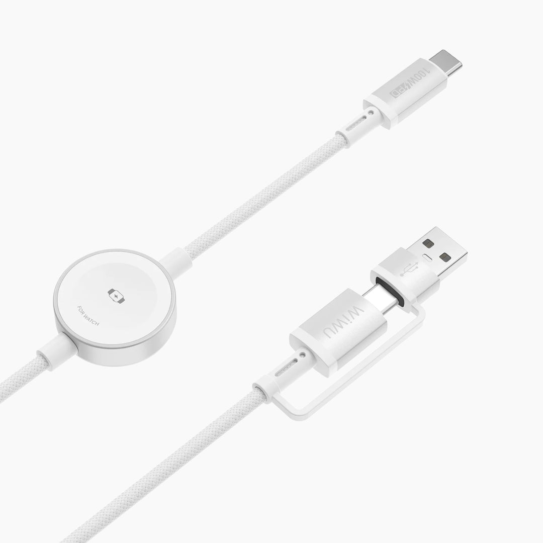 WiWU 100W Tianlink 2-in-1 Wireless Charger Wi-C104 (A+C to C)