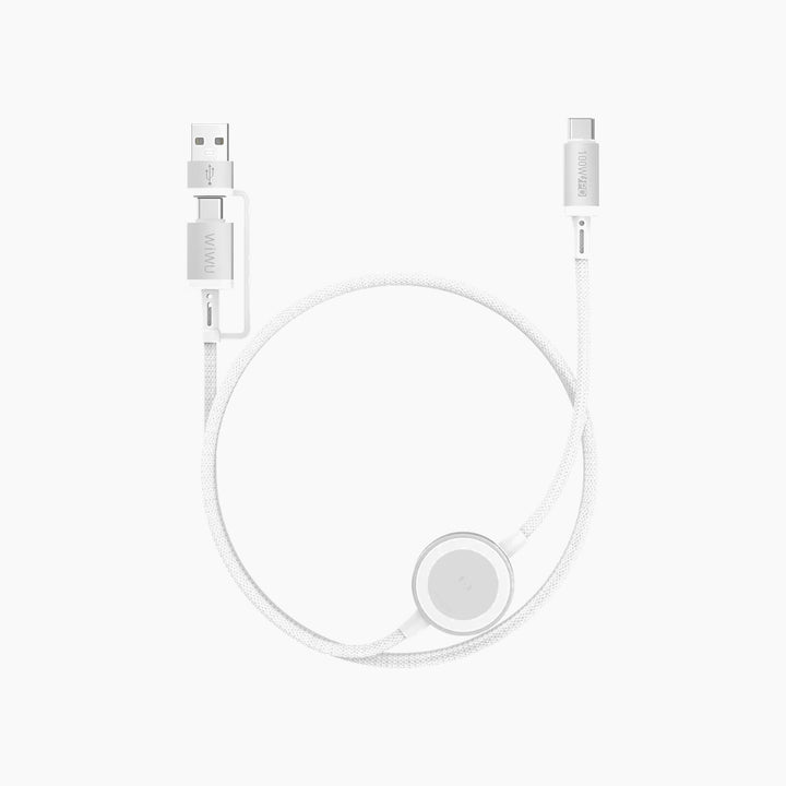 WiWU 100W Tianlink 2-in-1 Wireless Charger Wi-C104 (A+C to C)