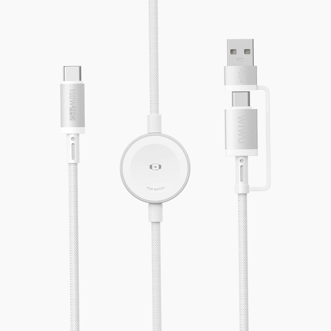 WiWU 100W Tianlink 2-in-1 Wireless Charger Wi-C104 (A+C to C)