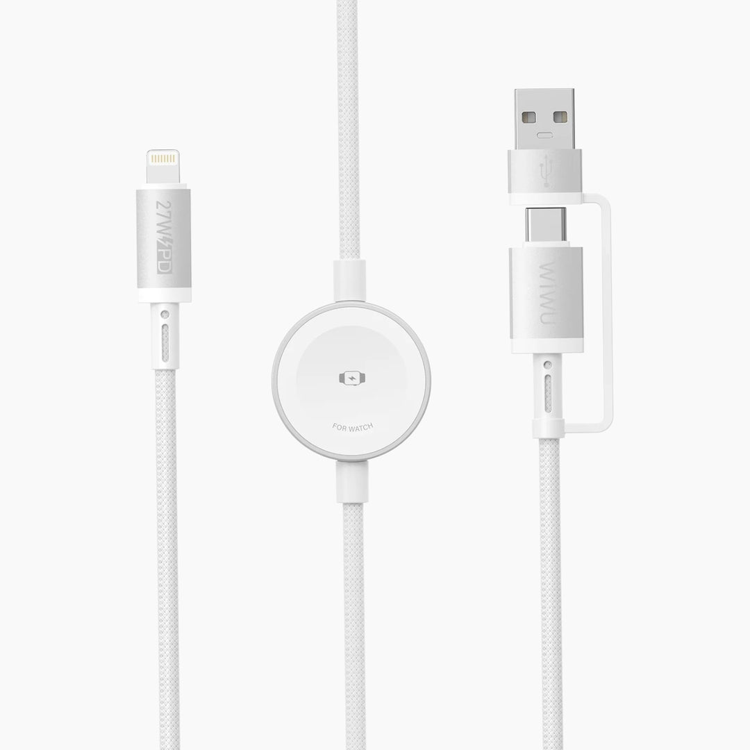 WiWU 27W Tianlink 2-in-1 Wireless Charger Wi-C105 (A+C to L)