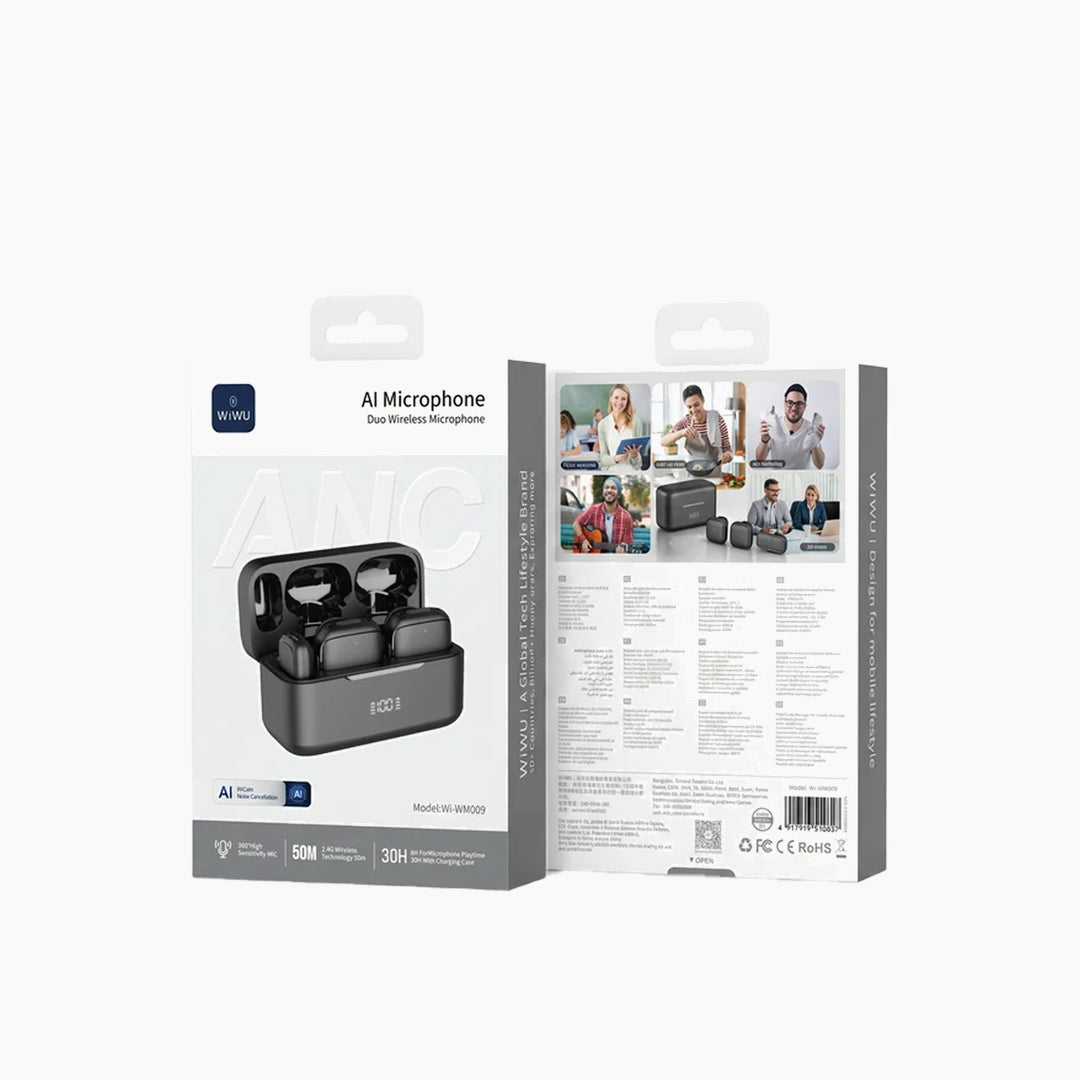 WiWU Duo Wireless AI Microphone Wi-WM009