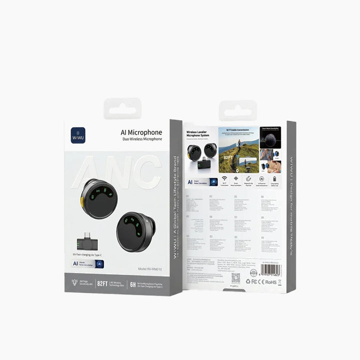 WiWU Duo Wireless AI Microphone Wi-WM010