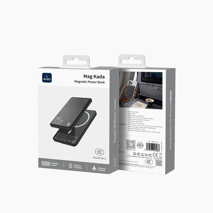 WiWU Mag Kada Magnetic Power Bank 5000mAh SA21
