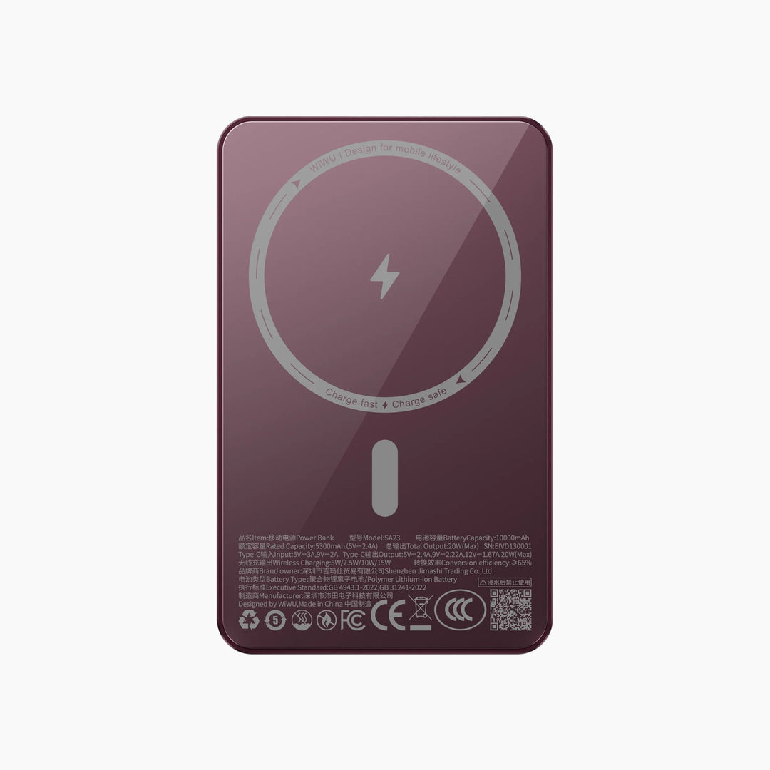 WiWU Mag Kada Magnetic Power Bank 10000mAh SA23