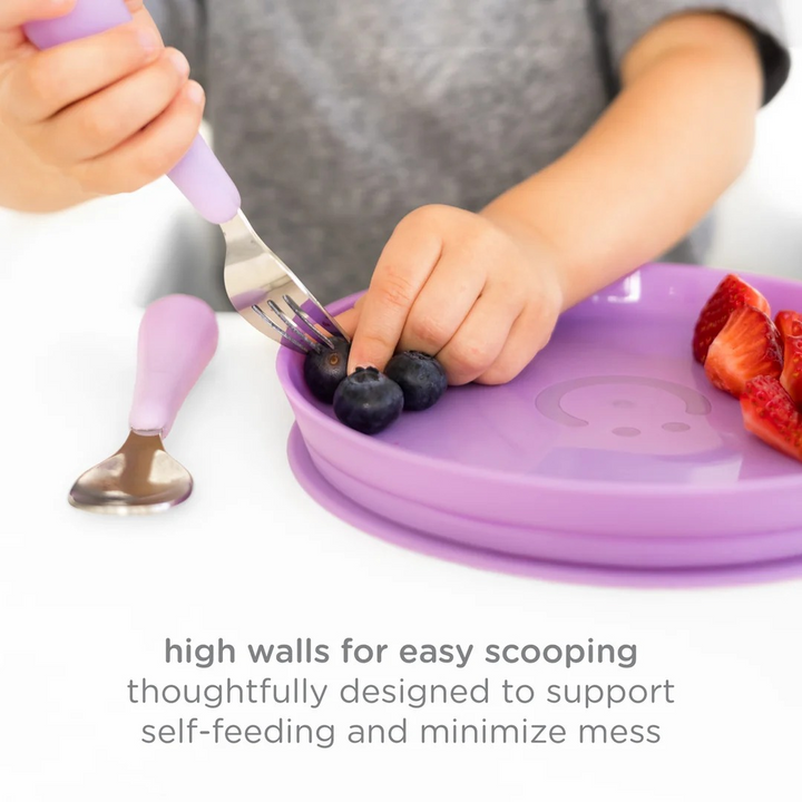 Ubbi 2 Plates + Suction Cup, Smoothie