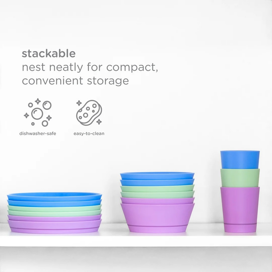Ubbi 2 Plates + Suction Cup, Smoothie