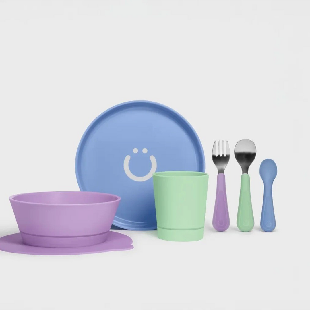 Ubbi 2 Plates + Suction Cup, Smoothie