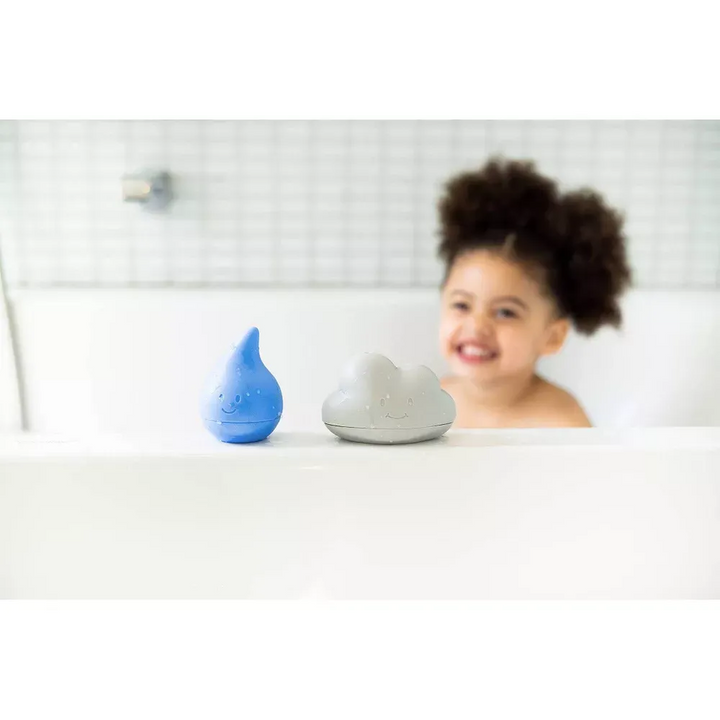 Ubbi Cloud And Droplet Bath Toys Cloudy Blue