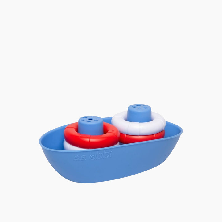 Ubbi Boat And Buoy Red, White, Blue