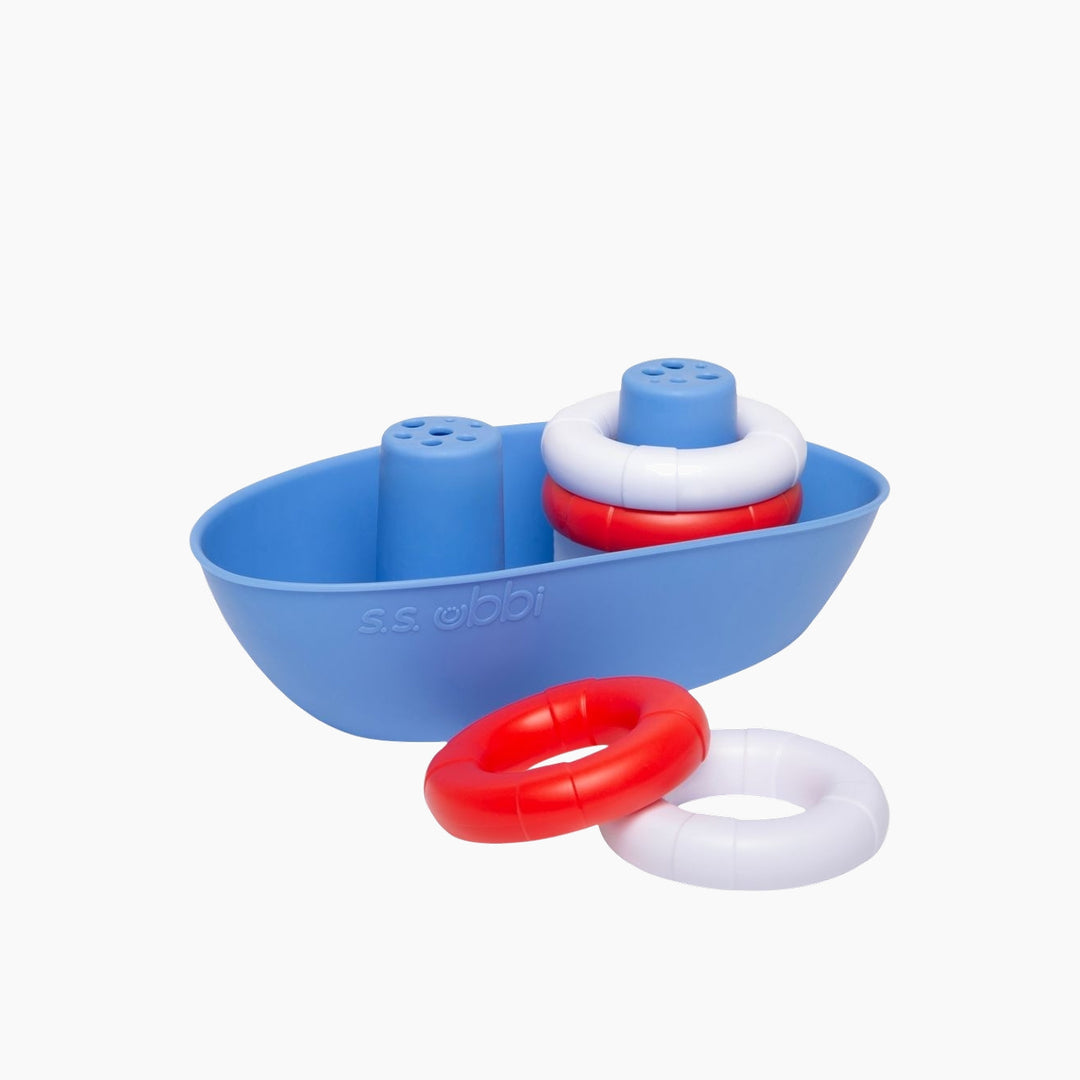 Ubbi Boat And Buoy Red, White, Blue