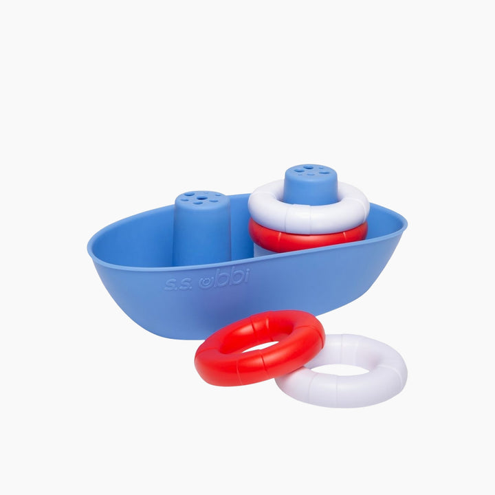 Ubbi Boat And Buoy Red, White, Blue