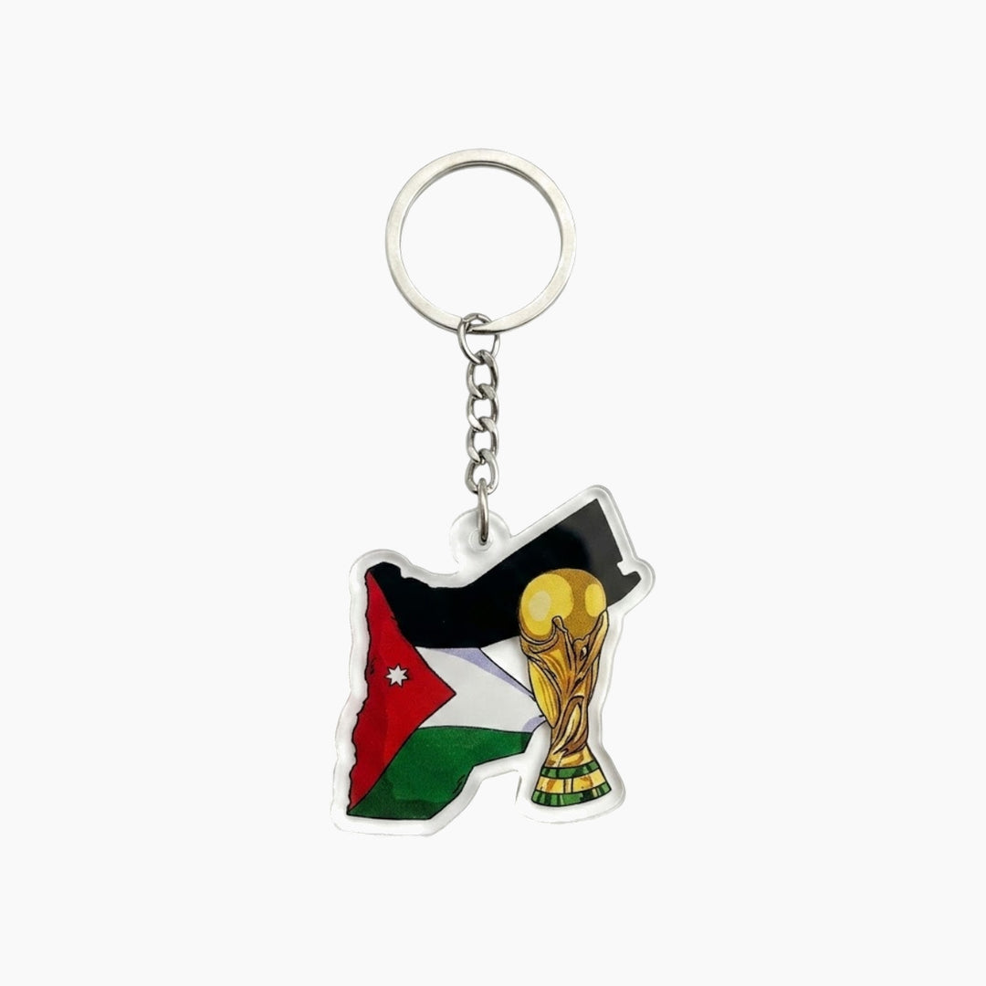 Al Nashama World Cup Map Keychain