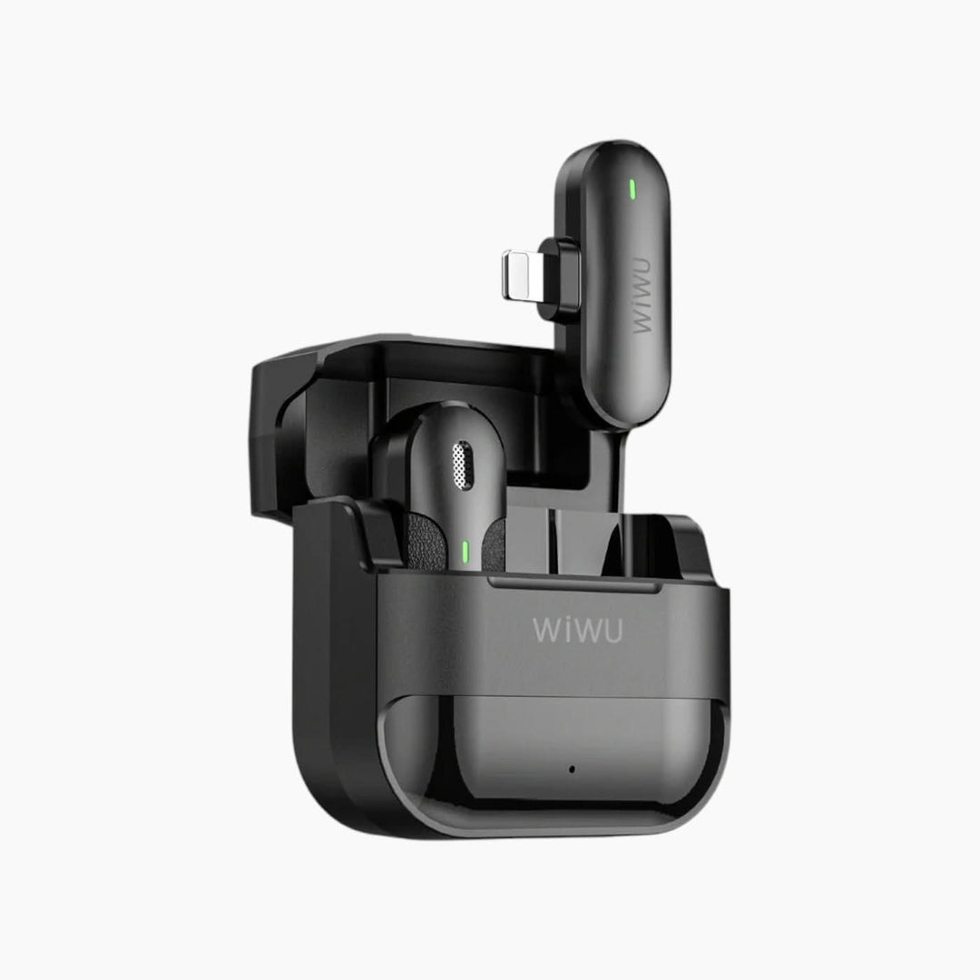 WiWU Mini Wireless Microphone with USB C/Lightning connector