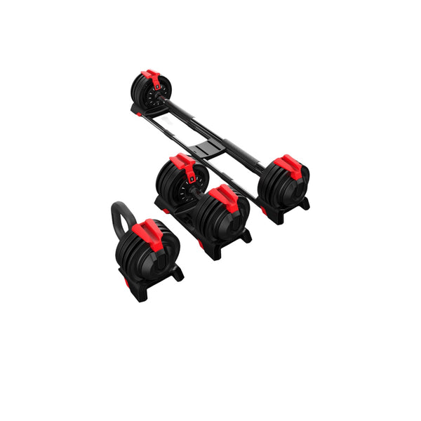 3-In-1 24KG Dumbbells Set With Kettlebell