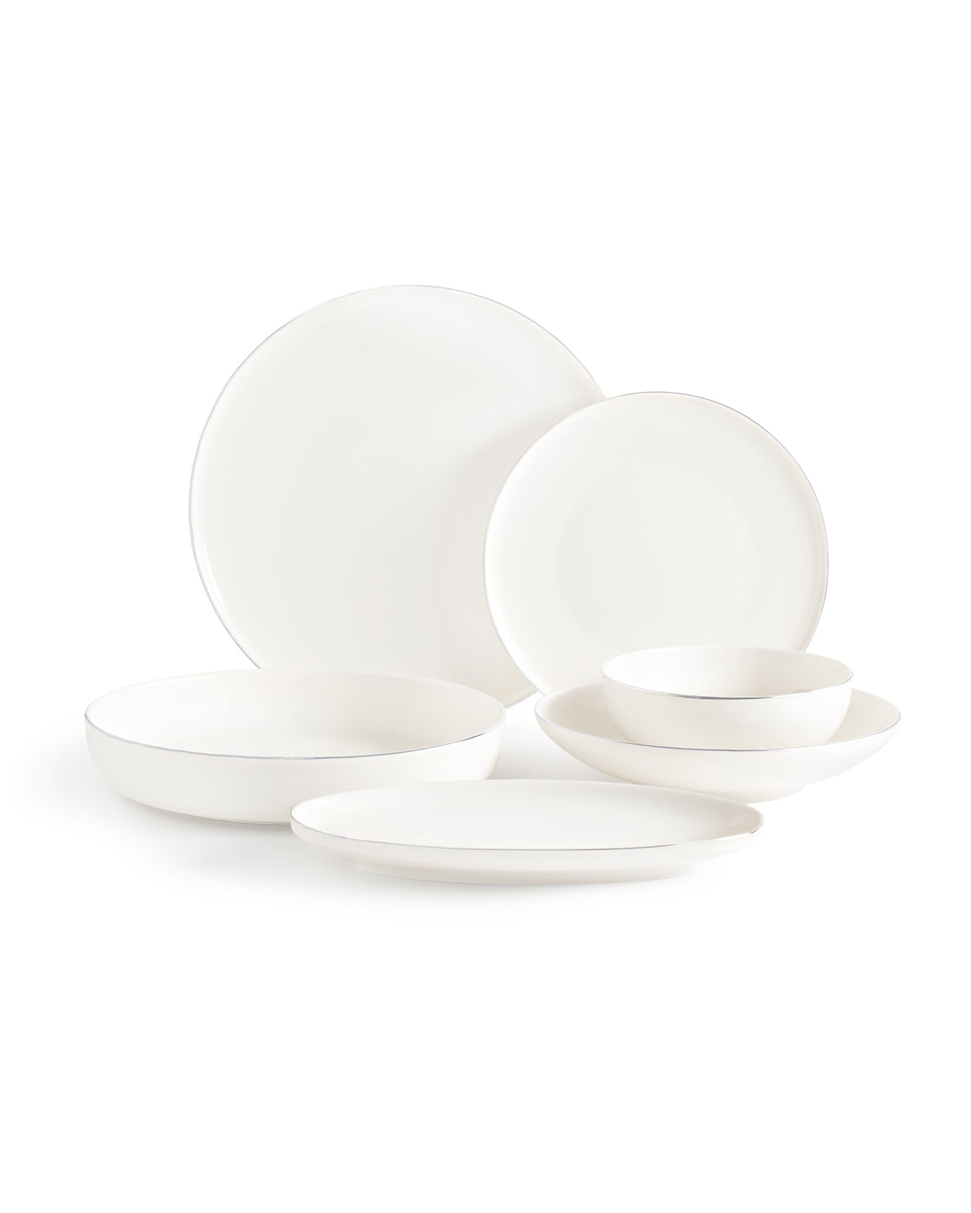 Madame Coco Mirage 27 Piece Dinner Set Gold/platinum