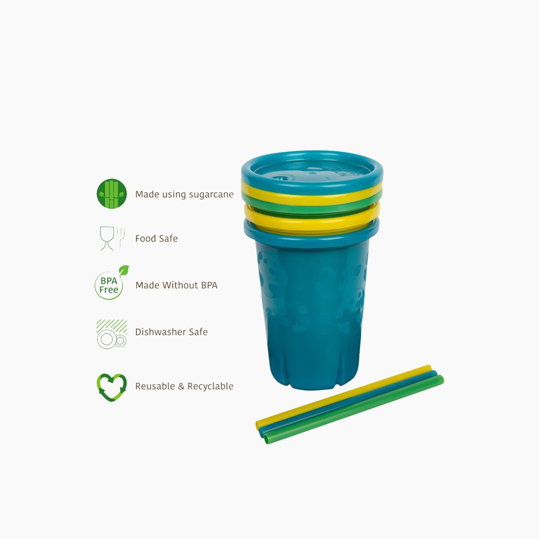 Disney Junior Greengrown 10Oz Straw Cup - Boy