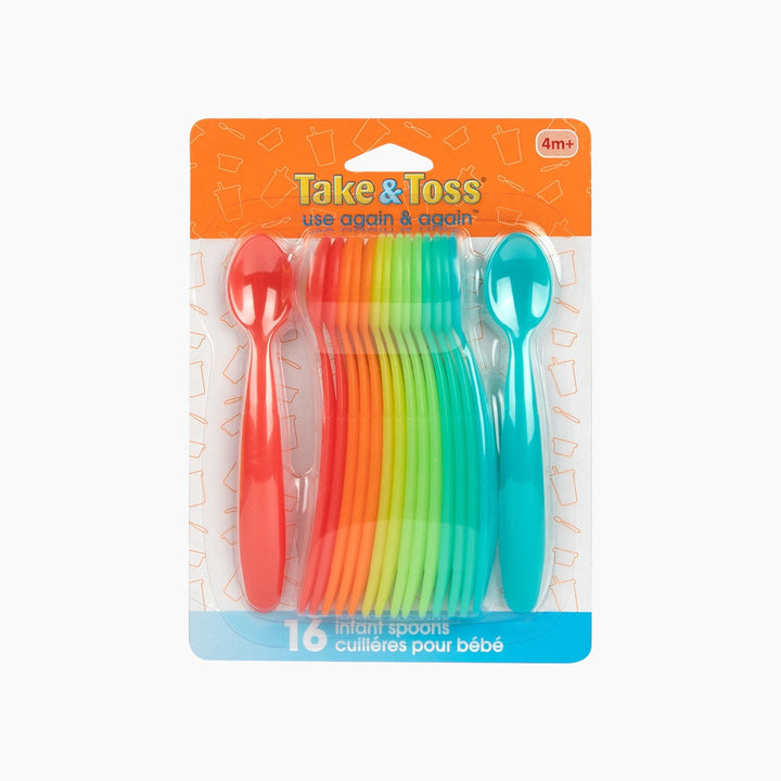 The First Years Take &amp; Toss 16Pc Infant Spoons