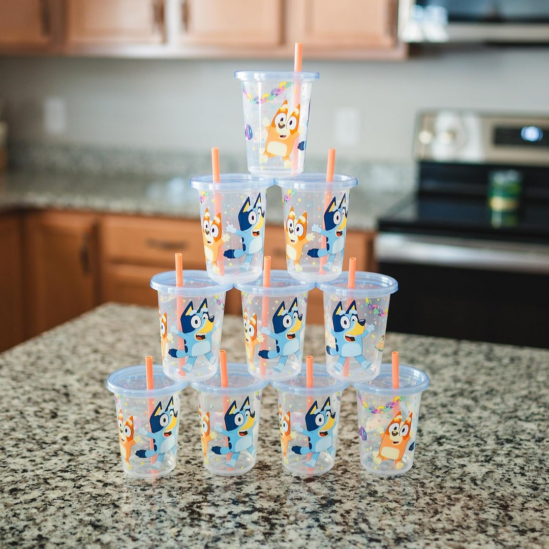 Disney Junior Take &amp; Toss Straw Cups, 10 Oz Toddler Sippy