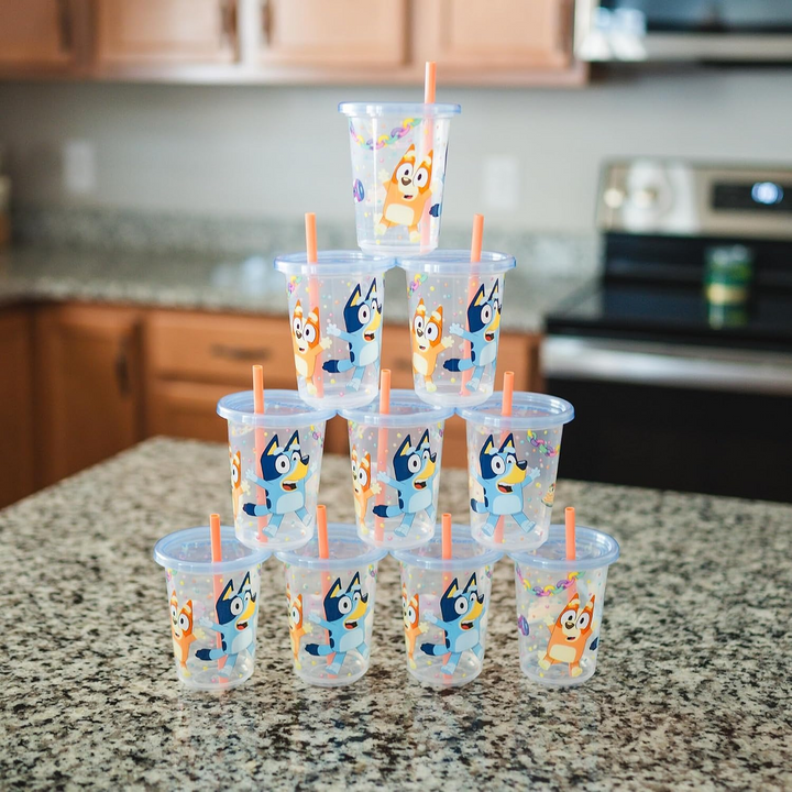 Disney Junior Take &amp; Toss Straw Cups, 10 Oz Toddler Sippy